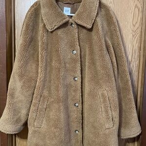 GAP Tan Sherpa Coat